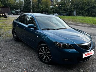 2007 Mazda 3 I (BK) Рестайлинг, синий, 620000 рублей, вид 4