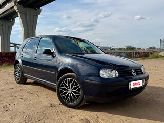 2002 Volkswagen Golf IV, синий, 375000 рублей, вид 5