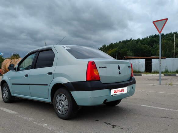 2008 Renault Logan I, зелёный, 333000 рублей - вид 3