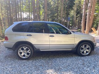 2002 BMW X5 3.0i I (E53), белый, 600000 рублей, вид 4