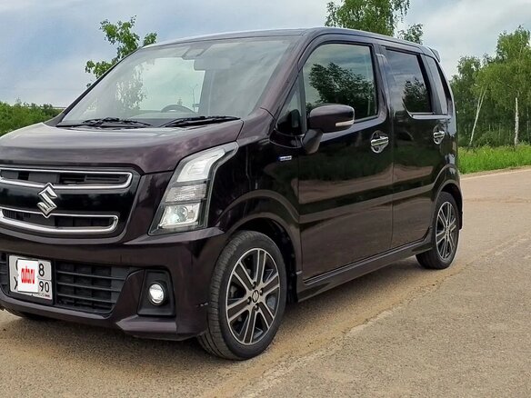 2017 Suzuki Wagon R VI, фиолетовый, 950000 рублей
