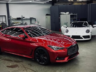 2018 Infiniti Q60 II, красный, 3700000 рублей, вид 4