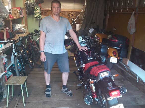 1986 Yamaha V-Max 1200, красный, 300000 рублей - вид 4