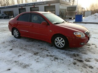 2008 Kia Cerato I Рестайлинг, красный, 420000 рублей, вид 5