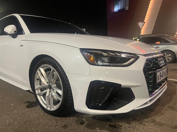 2022 Audi A4 45 TFSI V (B9) Рестайлинг, белый, 3550000 рублей - вид 6