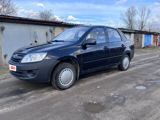 2014 Lada (ВАЗ) Granta I, чёрный, 200000 рублей, вид 1