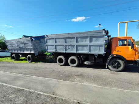 1986 КамАЗ 55102, оранжевый, 1000000 рублей, вид 1