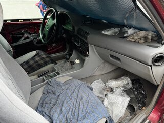 1993 BMW 5 серии 525d III (E34), красный, 150000 рублей, вид 4
