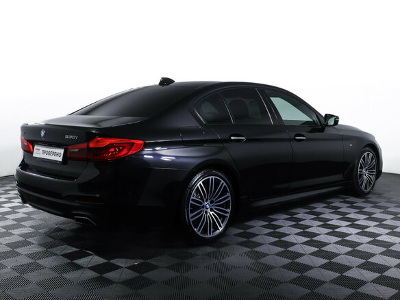 2018 BMW 5 серии 530i xDrive VII (G30/G31/G38), чёрный - вид 4