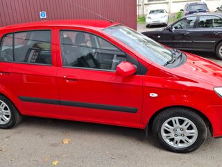 2007 Hyundai Getz I Рестайлинг, красный, 760000 рублей, вид 3