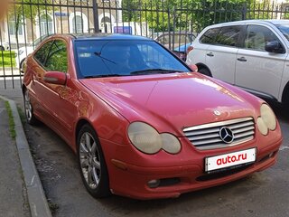 2002 Mercedes-Benz C-Класс 230 II (W203), красный, 520000 рублей, вид 1