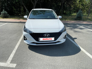 2021 Hyundai Solaris II Рестайлинг, белый, 1490000 рублей, вид 2
