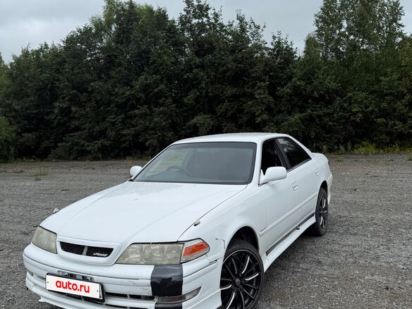 1999 Toyota Mark II VIII (X100), белый, 650000 рублей