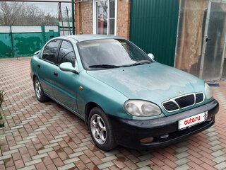 1998 Daewoo Lanos, зелёный, 191000 рублей, вид 3