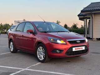 2008 Ford Focus II Рестайлинг, красный, 450000 рублей, вид 3