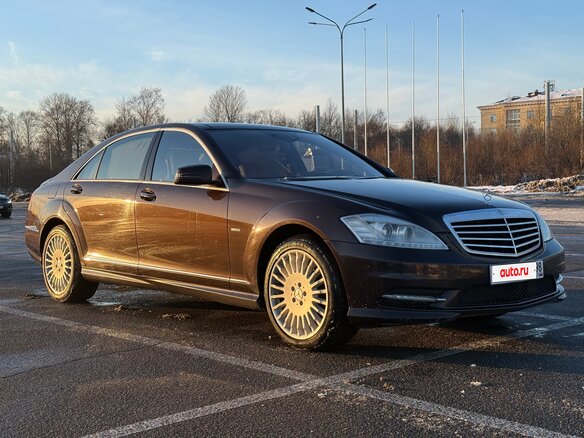 2011 Mercedes-Benz S-Класс 500 Long V (W221) Рестайлинг, коричневый - вид 2
