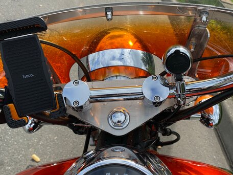 2006 Honda VTX 1300, оранжевый, 750000 рублей, вид 3