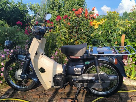 2012 Honda Super Cub, синий, 100000 рублей, вид 2