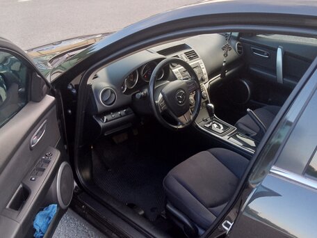 2008 Mazda 6 II (GH), чёрный, вид 5