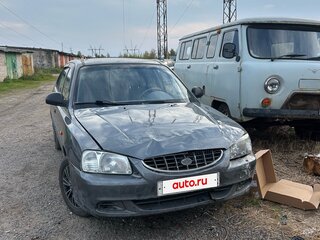 2007 Hyundai Accent ТагАЗ II, серый, 130000 рублей, вид 1