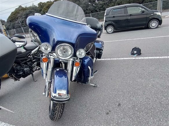 2005 Harley-Davidson Electra Glide, голубой, 530000 рублей - вид 1
