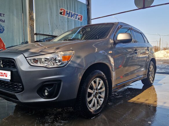 2014 Mitsubishi ASX I Рестайлинг, серый, 1350000 рублей - вид 17
