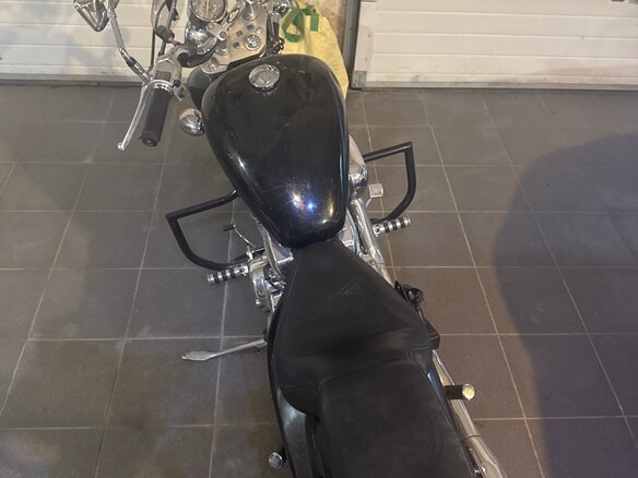 1998 Honda Steed 400, чёрный, 260000 рублей - вид 4