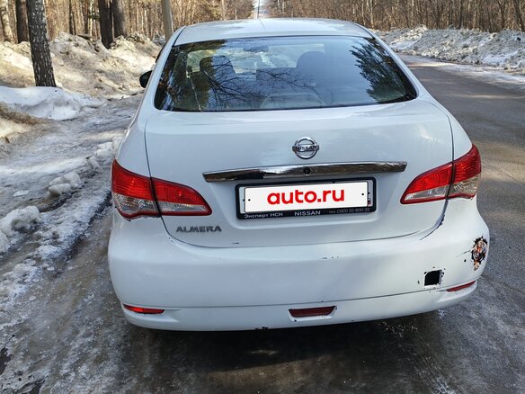 2016 Nissan Almera III (G15), белый, 370000 рублей - вид 3