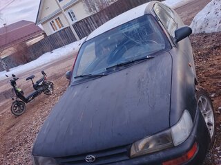 1995 Toyota Corolla VII (E100), чёрный, 60000 рублей, вид 1