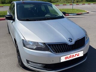 2017 Skoda Rapid I Рестайлинг, серебристый, 1350000 рублей, вид 2