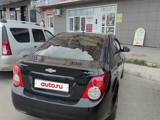2013 Chevrolet Aveo II, чёрный, 590000 рублей, вид 4