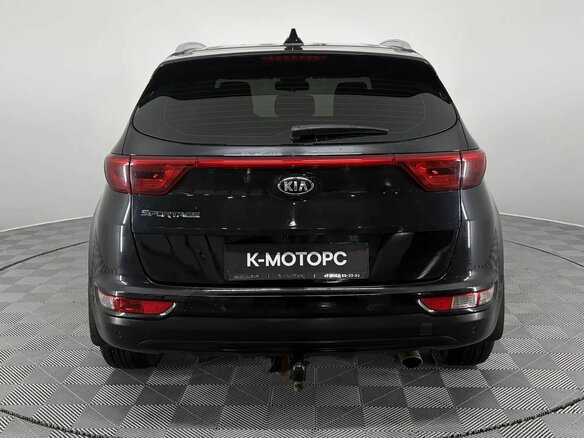2018 Kia Sportage IV, чёрный, 1840000 рублей - вид 6