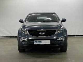 2015 Kia Sportage III Рестайлинг, синий, 1360000 рублей, вид 2