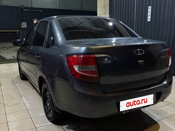 2015 Lada (ВАЗ) Granta I, серебристый, 450000 рублей - вид 4