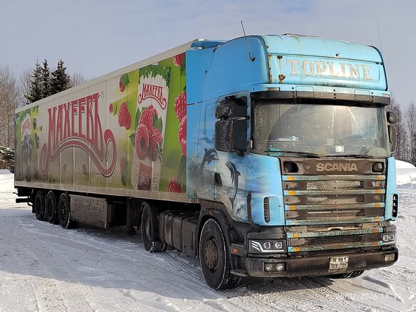 2001 Scania 4-Series, голубой, 1500000 рублей - вид 10