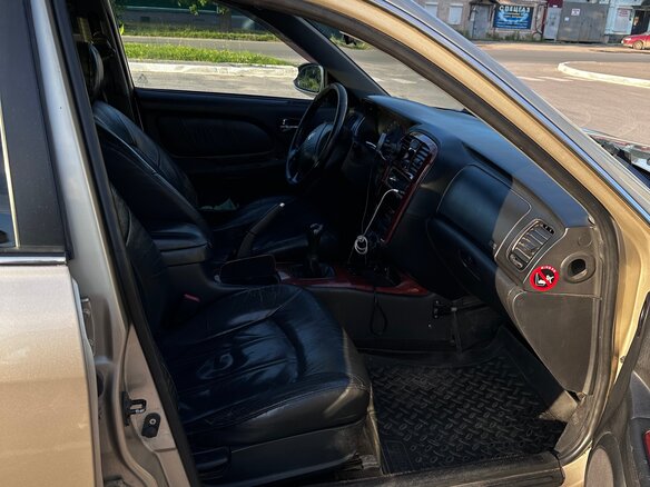 2006 Hyundai Sonata ТагАЗ IV (EF) Рестайлинг, бежевый, 280000 рублей - вид 9
