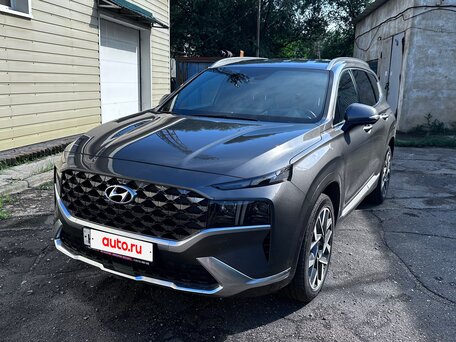 2020 Hyundai Santa Fe IV Рестайлинг, серый, 3700000 рублей, вид 1