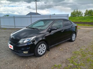 2017 Kia Rio III Рестайлинг, чёрный, 680000 рублей, вид 1