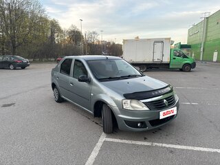 2011 Renault Logan I Рестайлинг, синий, 330000 рублей, вид 2