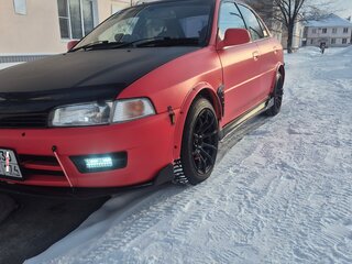 1997 Mitsubishi Lancer VII, красный, 450000 рублей, вид 1