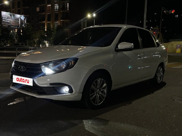2019 Lada (ВАЗ) Granta I Рестайлинг, белый, 540000 рублей