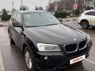2012 BMW X3 20i xDrive II (F25), чёрный, 1290000 рублей, вид 2