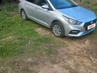 2019 Hyundai Solaris II, серебристый, 1150000 рублей, вид 1