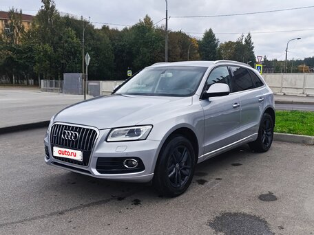 2016 Audi Q5 I (8R) Рестайлинг, серебристый, 1850000 рублей, вид 1