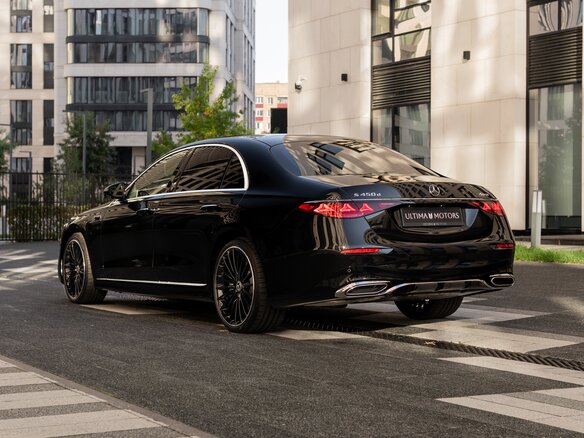 2026 Mercedes-Benz S-Класс 450 d Long 4MATIC VII (W223) Рестайлинг, чёрный - вид 5