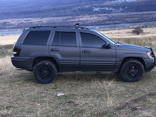 1999 Jeep Grand Cherokee II (WJ), серый, 1450000 рублей, вид 2