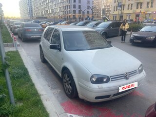 1999 Volkswagen Golf IV, белый, 245000 рублей, вид 1
