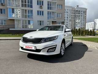 2014 Kia Optima III Рестайлинг, белый, 890000 рублей, вид 2