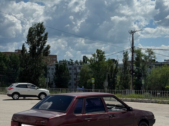 1996 Lada (ВАЗ) 21099, красный, 105000 рублей - вид 5
