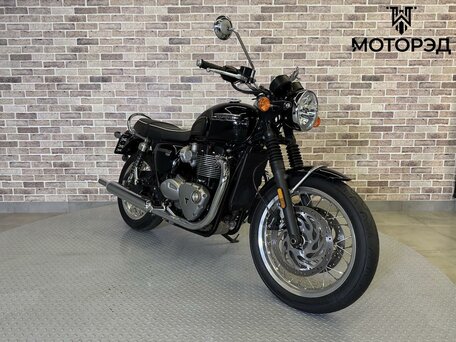 2022 Triumph Bonneville T120, чёрный, 1255000 рублей, вид 3